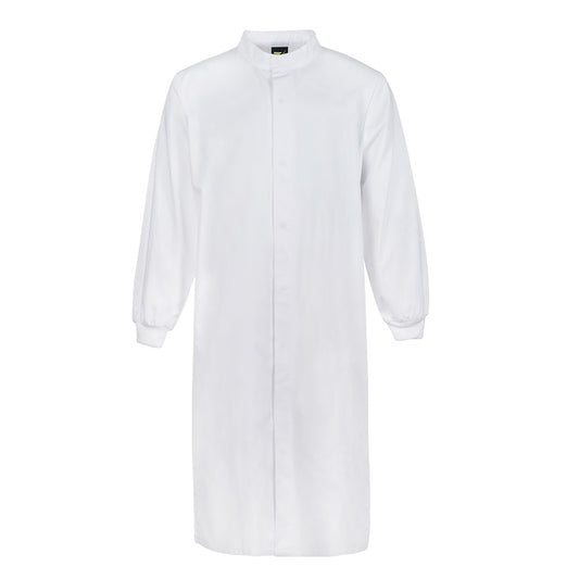 Workcraft WJ3020 Food Industry Long Length Dustcoat with Mandarin Collar- Long Sleeve
