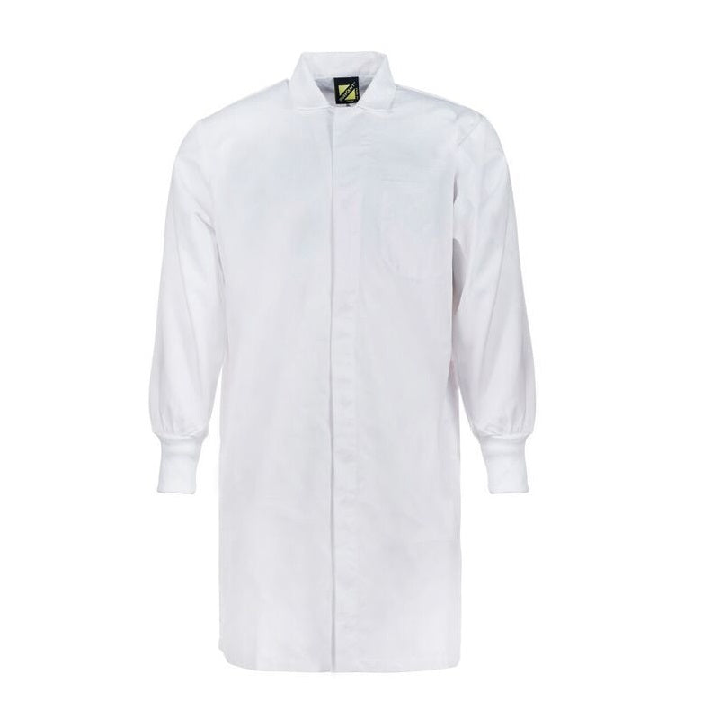 Workcraft WJ3011 Food Industry Dustcoat with Internal Chest Pocket and Side Pockets- Long Sleeve