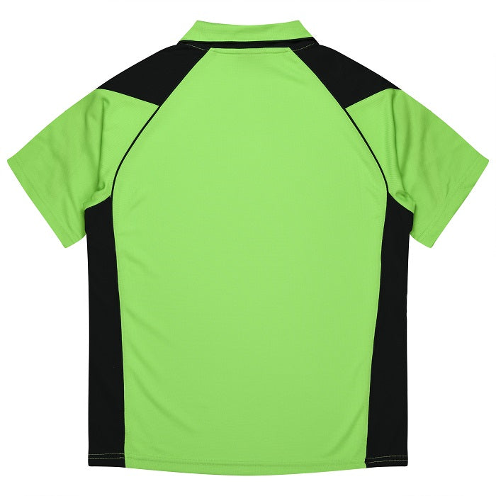 Aussie Pacific N1301 Premier Mens Polo Apple/Black