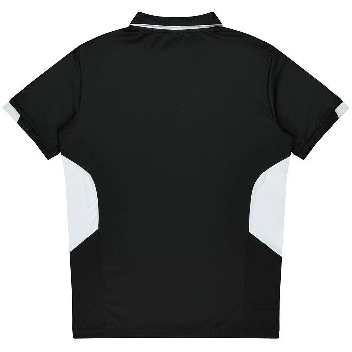 Aussie Pacific N1311 Tasman Mens Polo Black/White