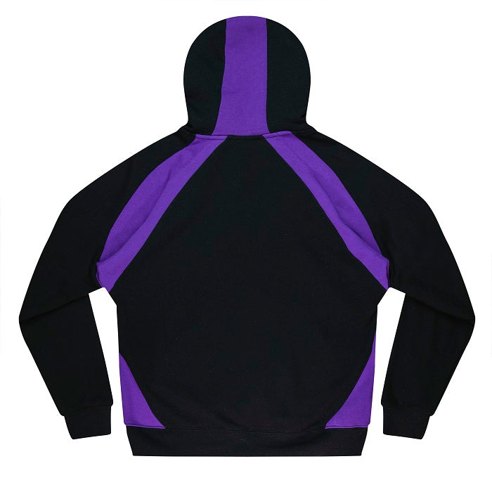 Aussie Pacific N1509 Huxley Mens Hoodie Black/Purple/White