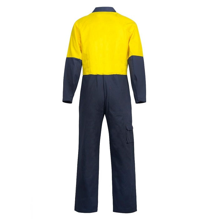 Workcraft WC3051 HiVis 2-Tone Cotton Drill Overalls