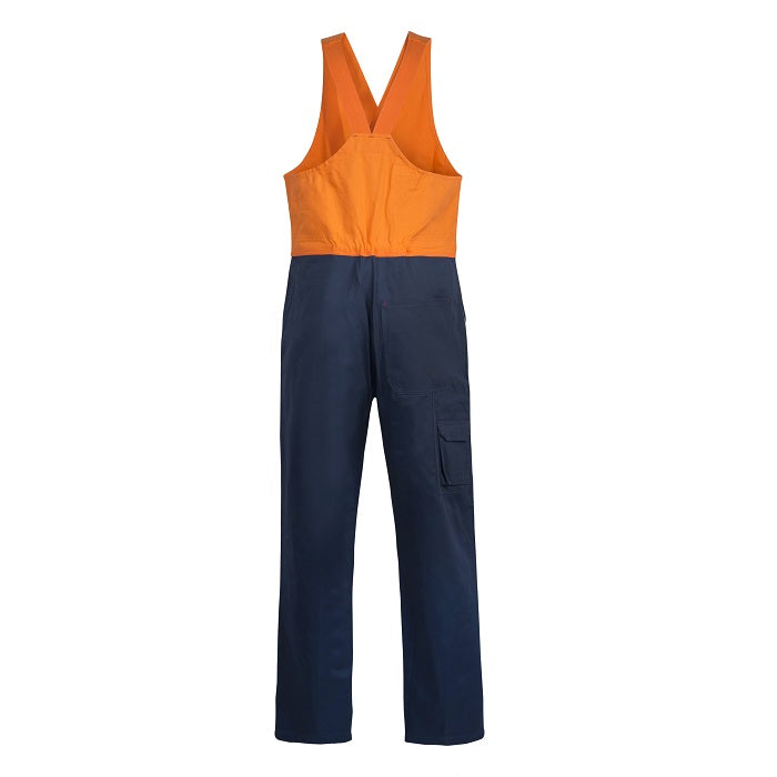 Workcraft WR3063 2-Tone Cotton Drill Roughall with Elastic Straps