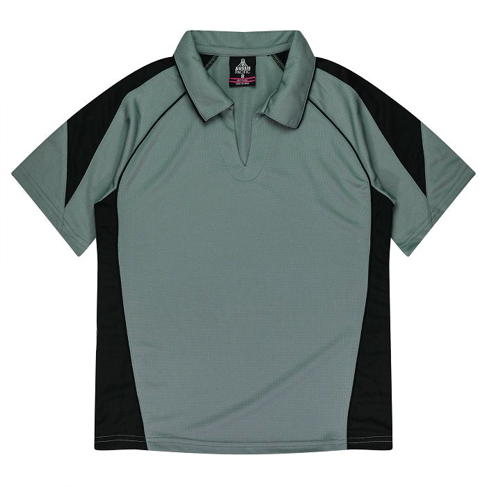 Aussie Pacific N2301 Premier Ladies Polo Ashe/Black