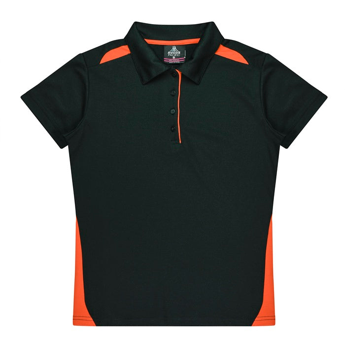 Aussie Pacific N2305 Paterson Ladies Polo Pacific White/Navy