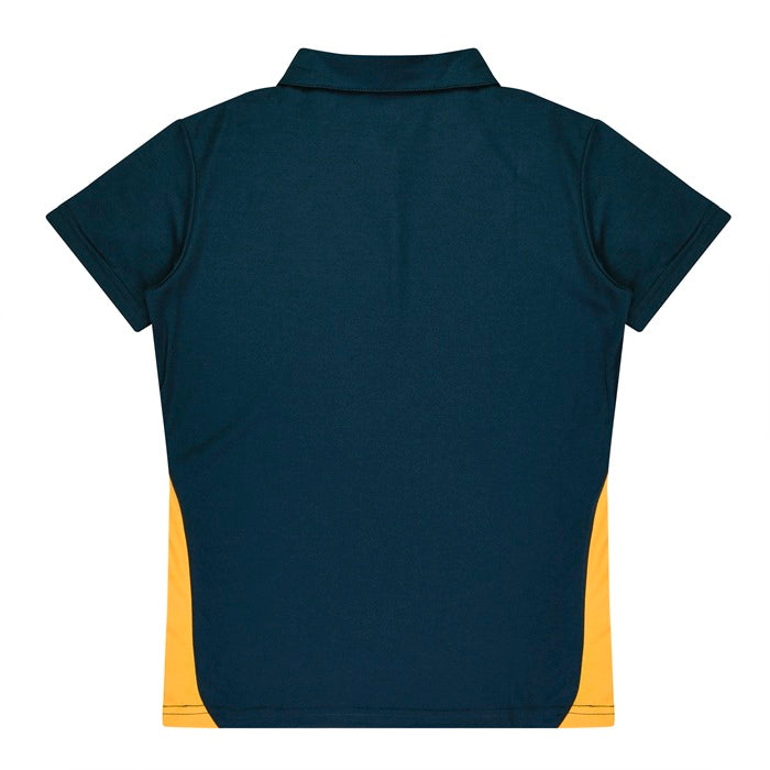 Aussie Pacific N2305 Paterson Ladies Polo Pacific White/Navy