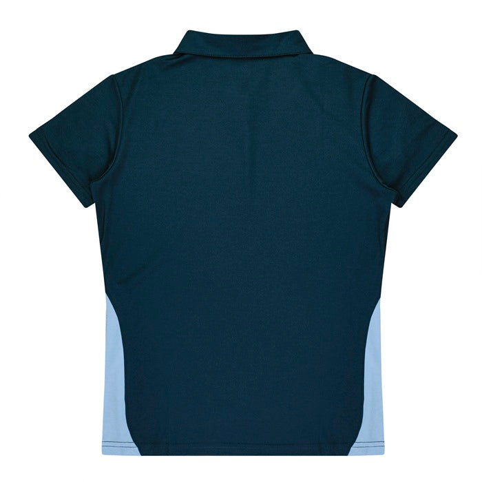 Aussie Pacific N2305 Paterson Ladies Polo Pacific White/Navy