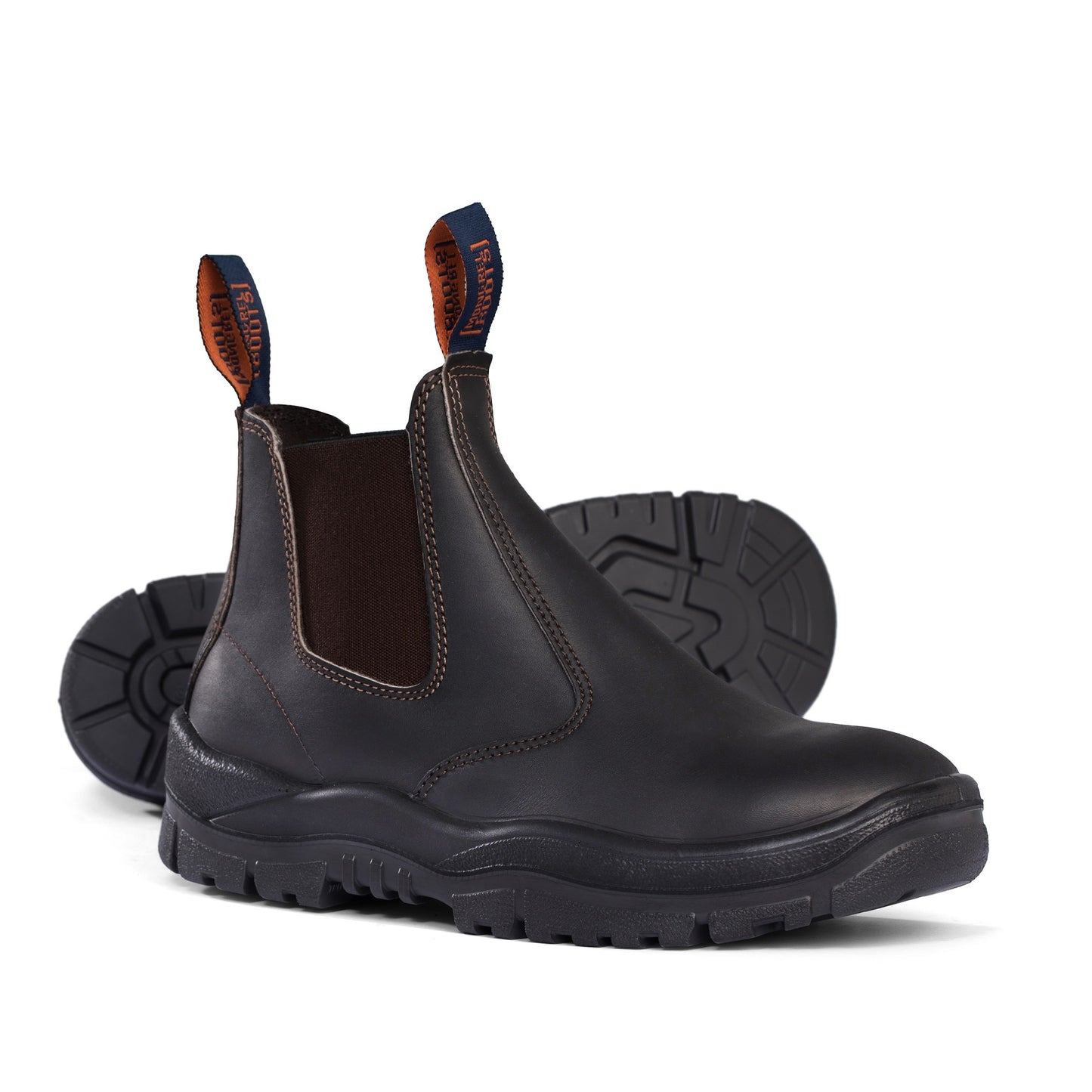 Mongrel 240030 Claret Oil Kip Slip On Safety Boot