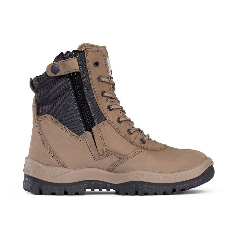 Mongrel 251060 Stone High Leg ZipSider Safety Boot