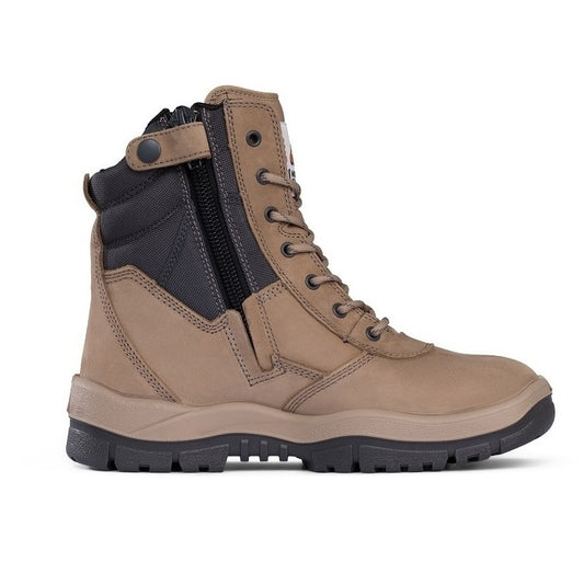Mongrel 251060 Stone High Leg ZipSider Safety Boot