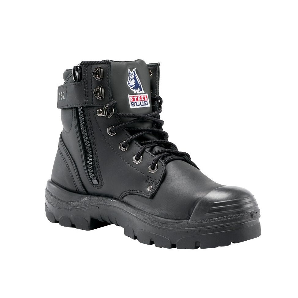 Steel Blue 342152 Argyle Zip: Nitrile Outsole Bump Cap Safety Boot