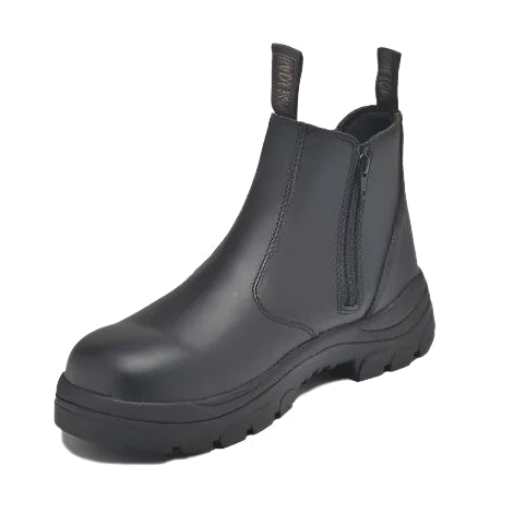 Wide Load 390BZN Soft Toe Elastic Sided+ Zip Non Safety Boot