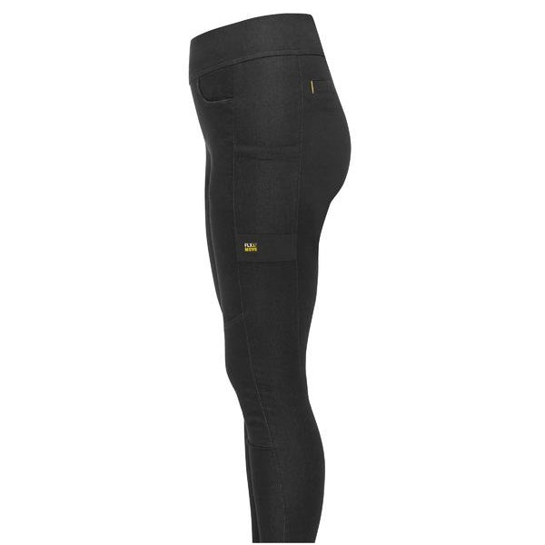 Bisley BPL6026 Women's Flx&Move™ Jeggings in colour Black Denim - Side view
