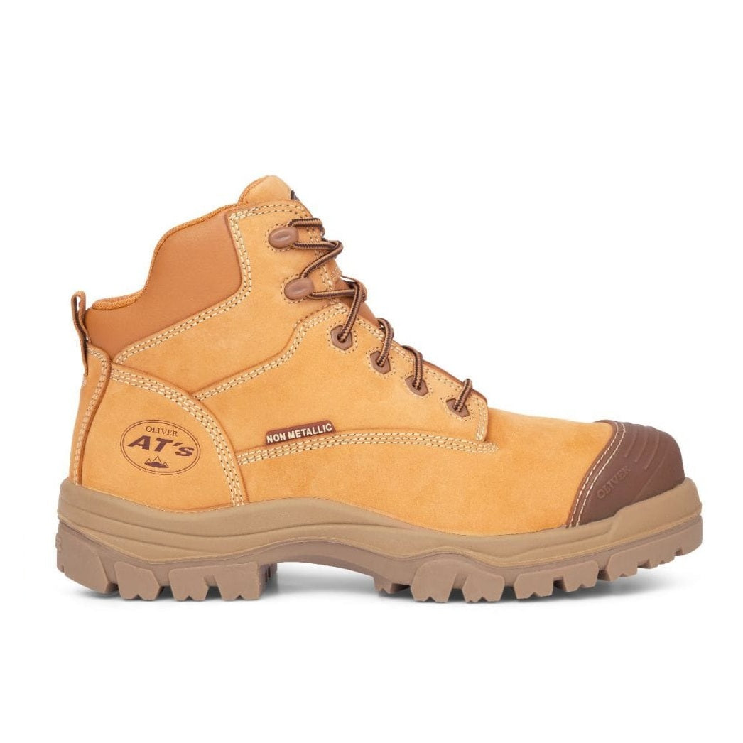 Oliver 45-630Z Wheat 130Mm Zip Side Composite Safety Boot