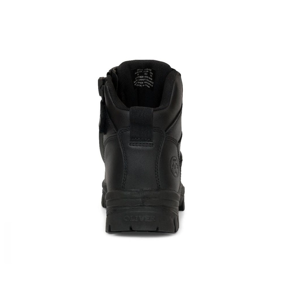 Oliver 45-640Z Black 130Mm Zip Side Composite Safety Boot