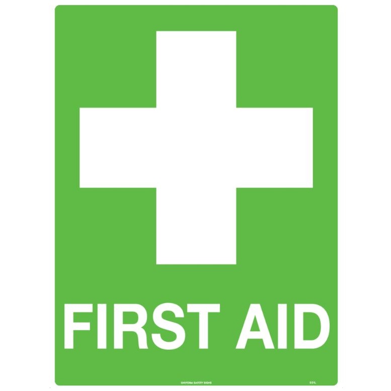 U. Safety Signs 501MP 300x255mm First Aid