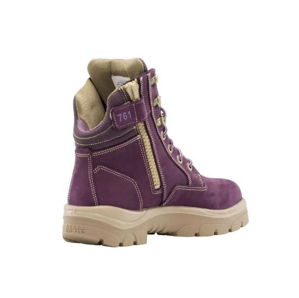 Steel Blue 512761 Southern Cross Zip Ladies Safety Boot