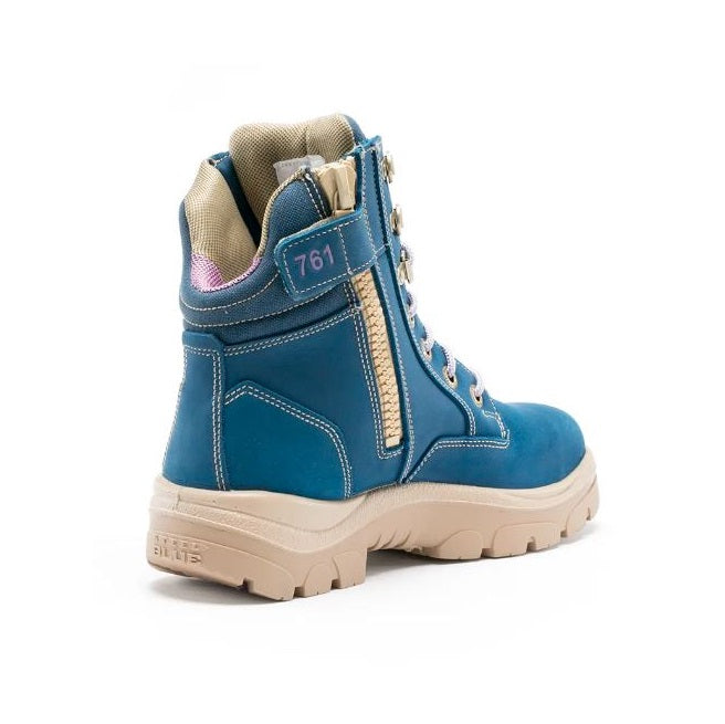 Steel Blue 512761 Southern Cross Zip Ladies Safety Boot