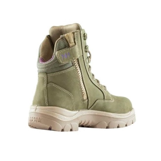 Steel Blue 512761 Southern Cross Zip Ladies Safety Boot