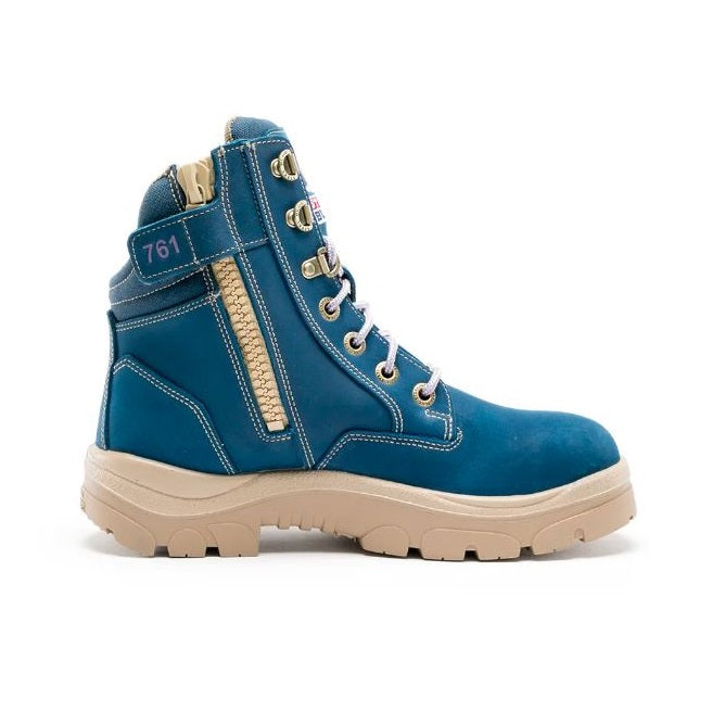 Steel Blue 512761 Southern Cross Zip Ladies Safety Boot
