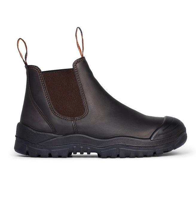 Mongrel 545030 Claret Oil Kip Elastic Sided Safety Boot With Scuff