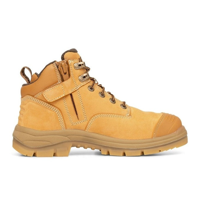 Oliver 55-330Z Wheat Zip Side Safety Boot
