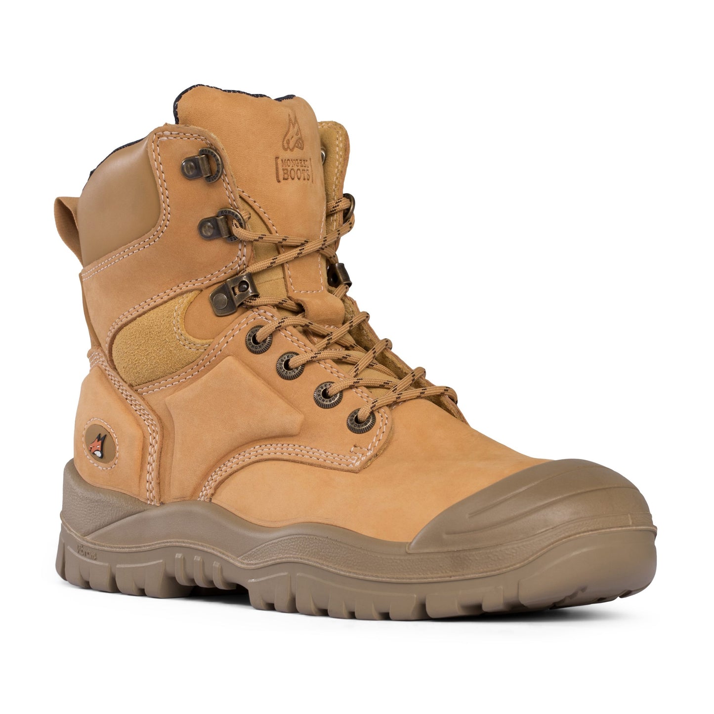 Mongrel 550050 Wheat High Leg Lace Up Boot w/ Scuff Cap Safety Boot