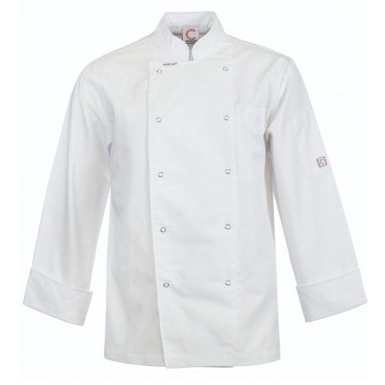 Chefscraft CJ051 Unisex Exec Chef Jacket L/S Lightweight
