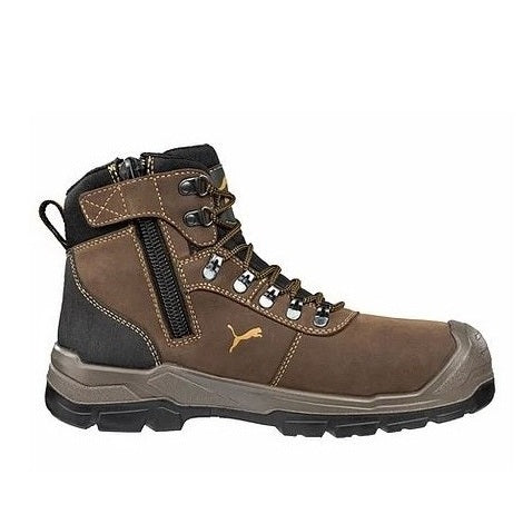 Puma 630227 Sierra Nevada Brown Zip Side Composite Safety Boot