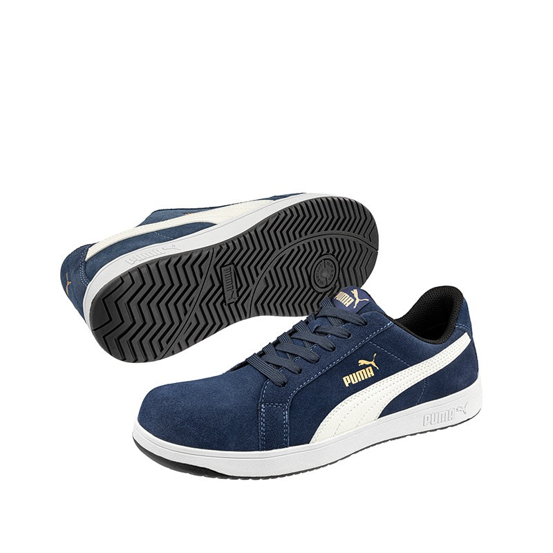 Puma 640027 Iconic Suede Blue Composite Safety Shoes