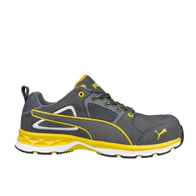 Puma 643807 Pace 2.0 Grey/Yellow Composite Safety Jogger