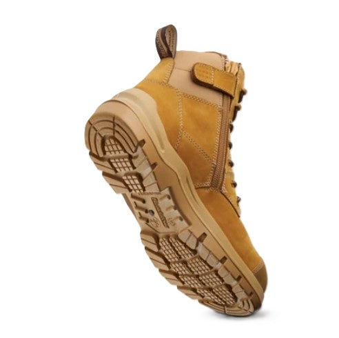 Blundstone 7560 DuraFit Wheat Nubuck 150mm Zip Side Safety Boot