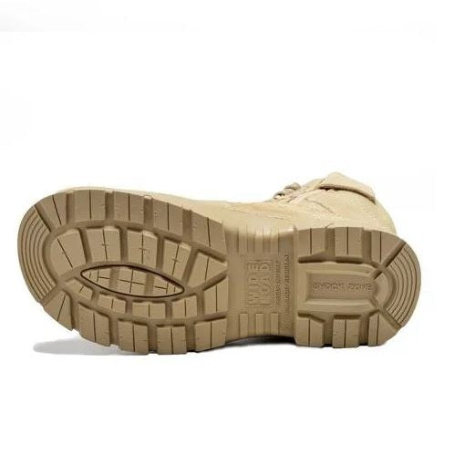 Wide Load 790SZN 8 Inch Sand Soft Toe Zip/ Lace Up Non Safety Boot