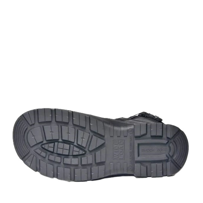 Wide Load 890BZC Black 8 Zip Side Composite Safety Boots