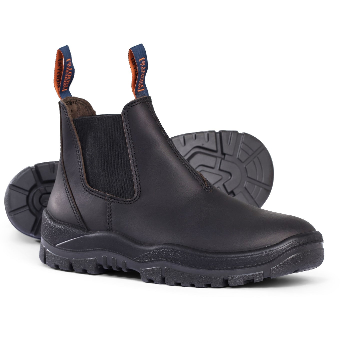 Mongrel 916020 Black Kip Non Safety V-Cut Elastic Sided Boot