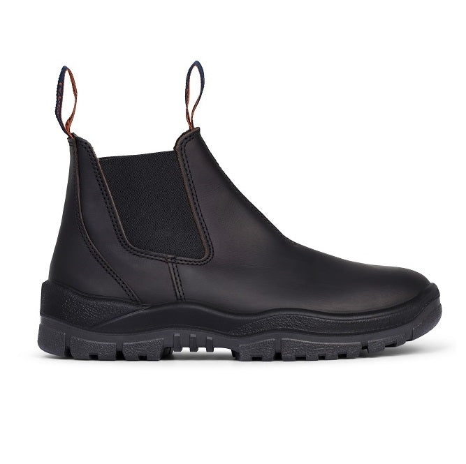 Mongrel 916020 Black Kip Non Safety V-Cut Elastic Sided Boot