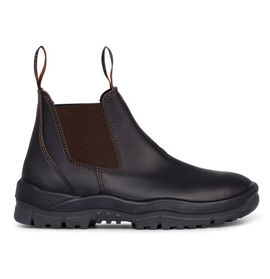 Mongrel 916030 Claret Oil Kip Non Safety V-Cut Elastic Sided Boot