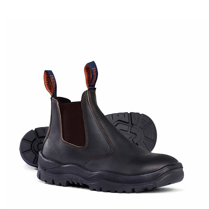 Mongrel 940030 Claret Oil Kip Non Safety Elastic Sided Boot