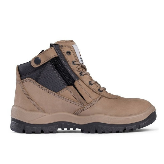 Mongrel 961060 Stone Non Safety Zip Sider Boot