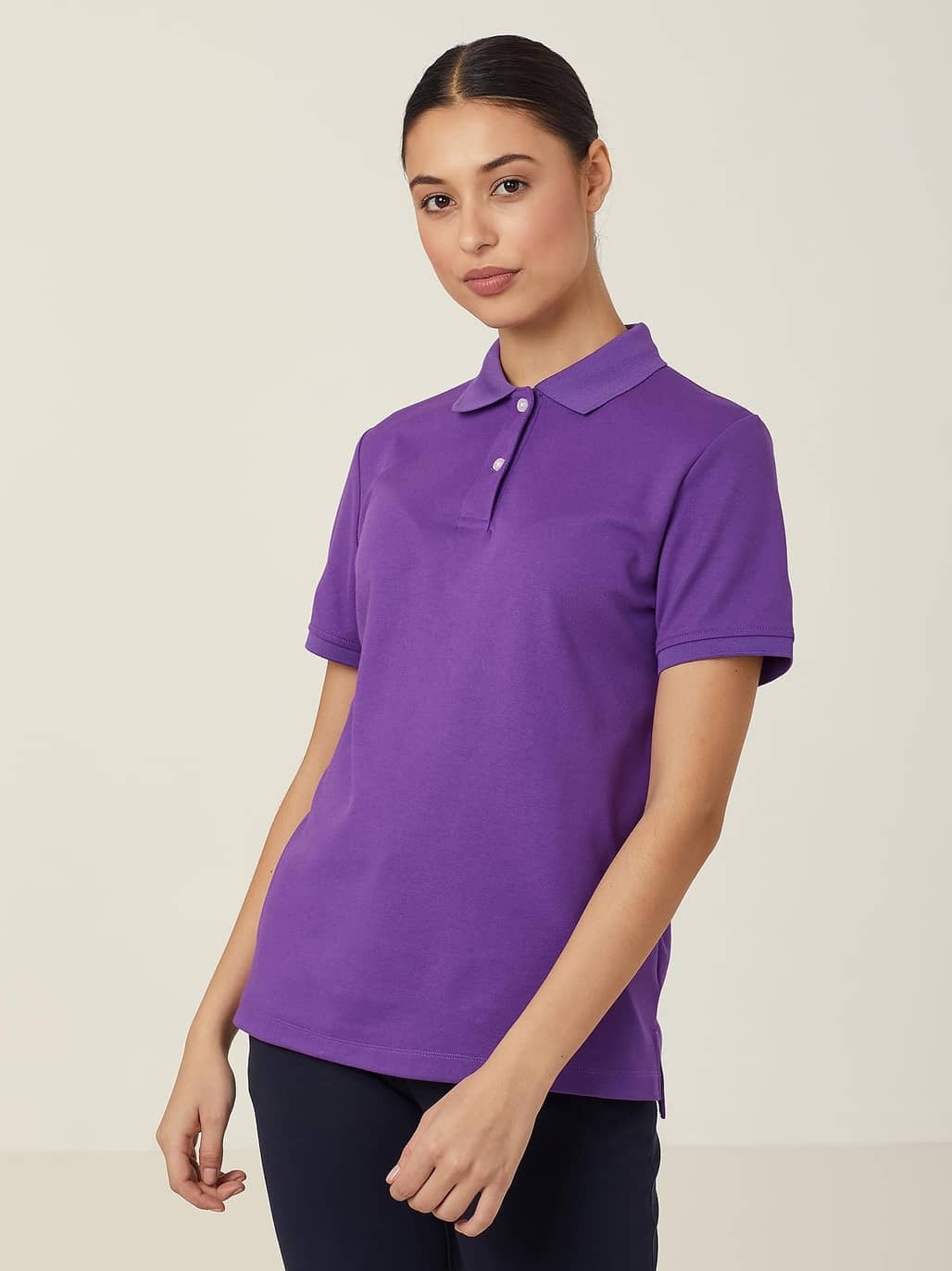 NNT CATU58 Ladies S/S Polo Purple