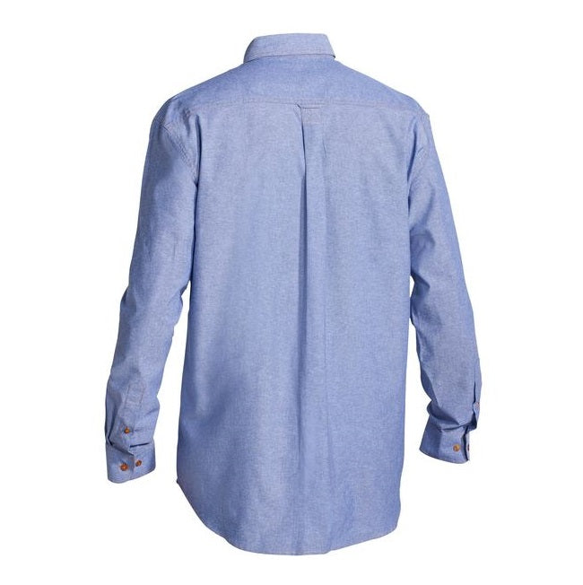 Bisley B76407 Mens L/S Cotton Chambray Shirt