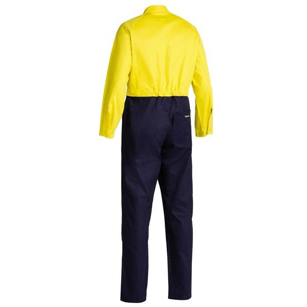 Bisley BC6357 Two Tone HiVis Coverall Regular Weight