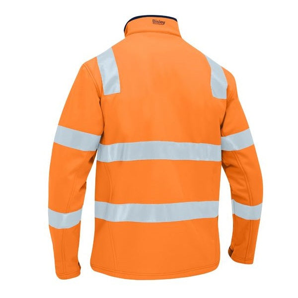 Bisley BJ6058T Taped Hi Vis Soft Shell Jacket