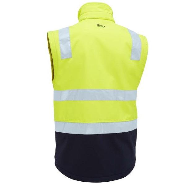 Bisley BJ6078T Taped Two Tone Hi Vis 3 In 1 Soft Shell Jacket