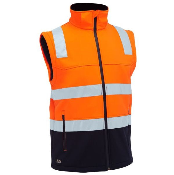 Bisley BJ6078T Taped Two Tone Hi Vis 3 In 1 Soft Shell Jacket