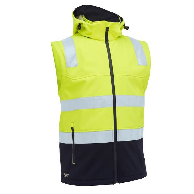 Bisley BJ6078T Taped Two Tone Hi Vis 3 In 1 Soft Shell Jacket