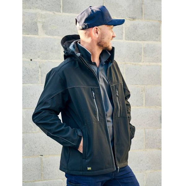 Bisley BJ6570 Flex And Move Hooded Soft Shell Jacket