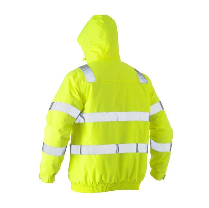 Bisley BJ6770T Taped HiVis Wet Weather Bomber Jacket
