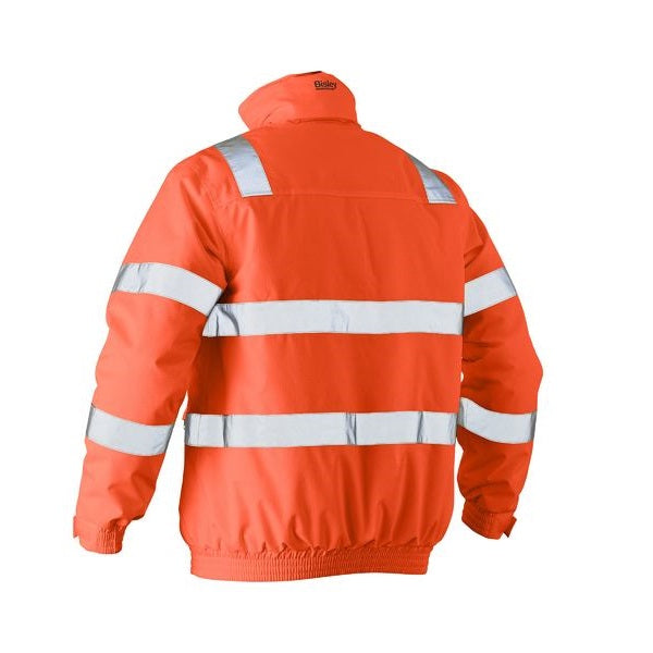 Bisley BJ6770T Taped HiVis Wet Weather Bomber Jacket