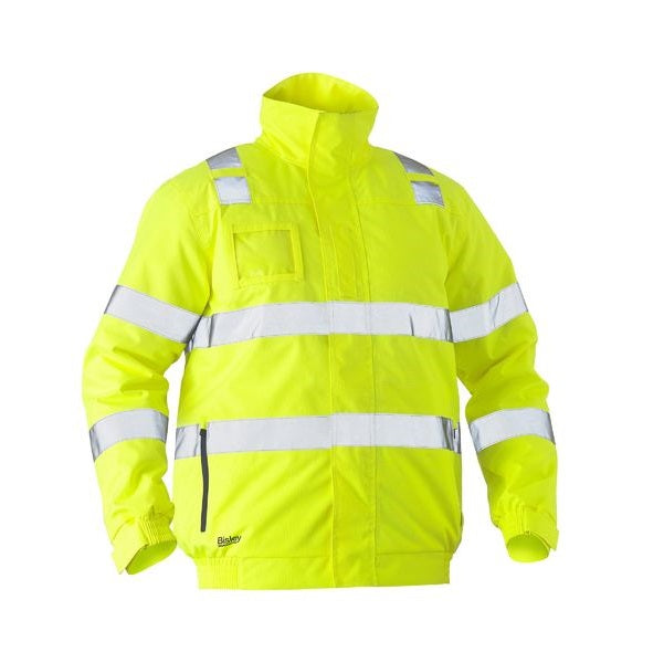 Bisley BJ6770T Taped HiVis Wet Weather Bomber Jacket
